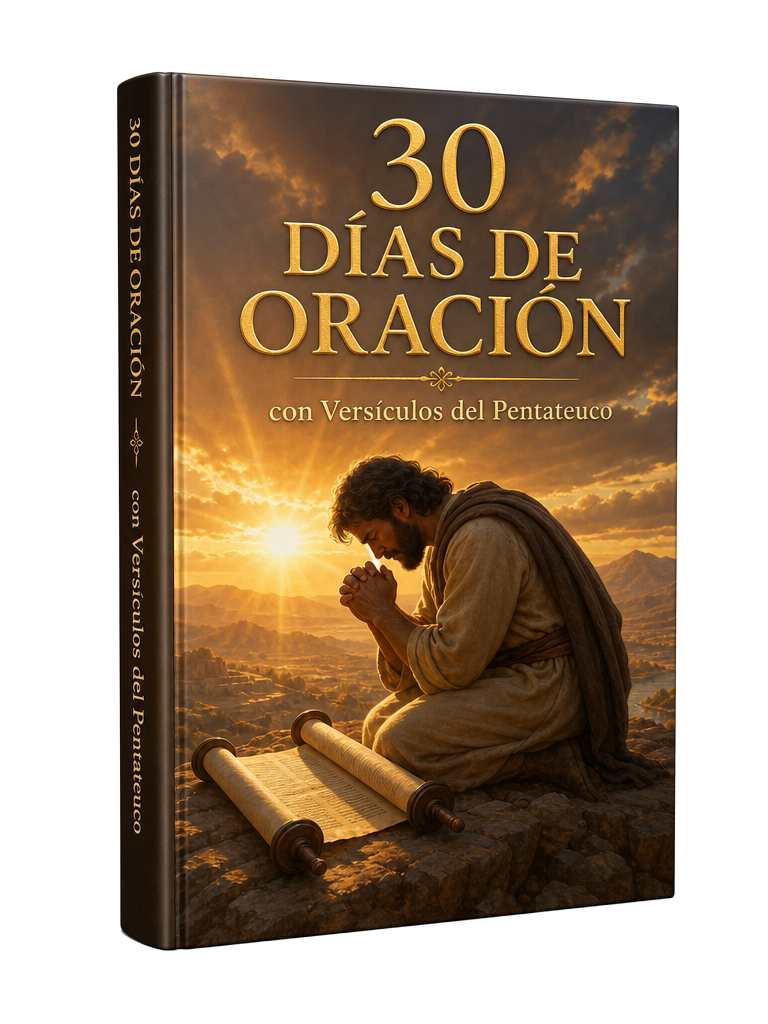 Portada de 30 Días de Oración con Versículos del Pentateuco